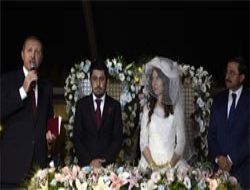 Ak çiftinin şahidi Başbakan Erdoğan