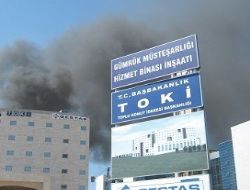 Gümrük’teki yangın korkuttu