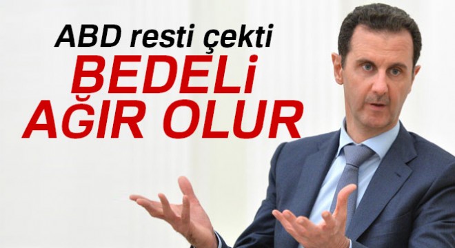 ABD’den olası kimyasal saldırı için Esad’a uyarı