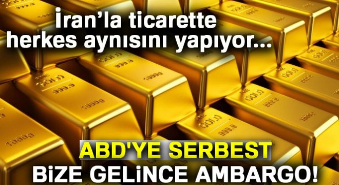 ABD ye serbest bize gelince ambargo