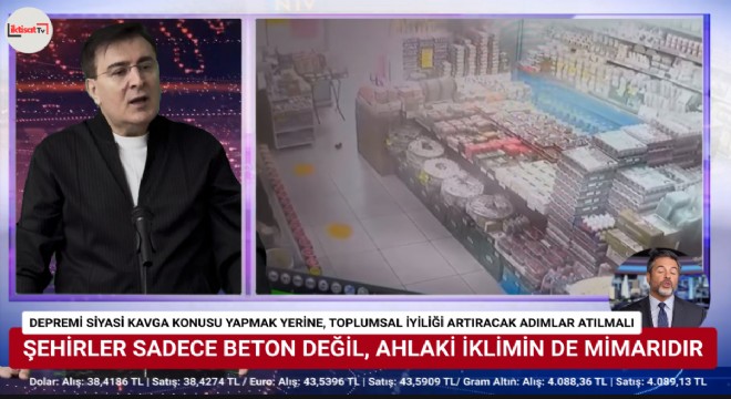 AYDEMİR: DEPREMİ SİYASİ KAVGA KONUSU YAPMAK YERİNE, TOPLUMSAL İYİLİĞİ ARTIRACAK ADIMLAR ATILMALI