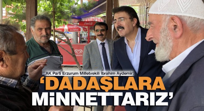 Aydemir: ‘Dadaşlara minnettarız’