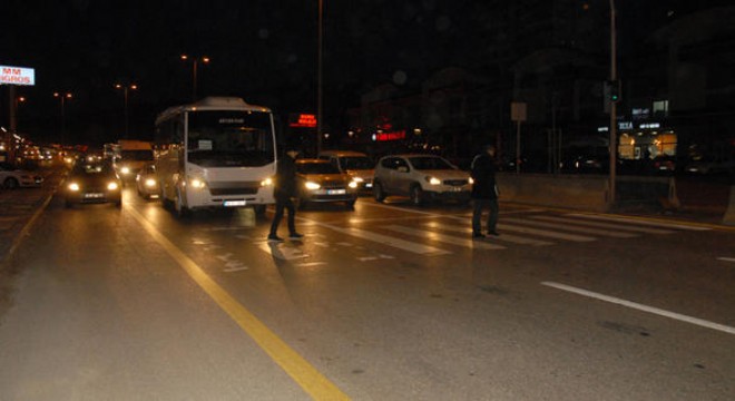 Bağlıca Bulvarı’nda  kırmızı butonlu trafik düğümü 