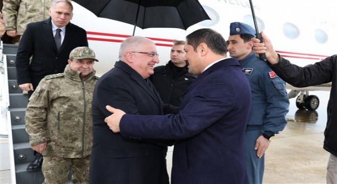 Bakan Güler ile Orgeneral Bayraktaroğlu, Hatay’da