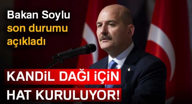 Bakan Soylu: Kandil in alınması vazgeçilmezimizdir