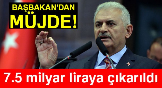 Başbakan Yıldırım dan müjde! Nefes kredisi 7.5 milyar liraya çıkarıldı