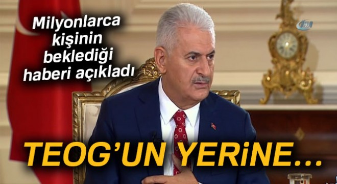 Başbakan açıkladı! TEOG yerine 3 çözüm üretilecek