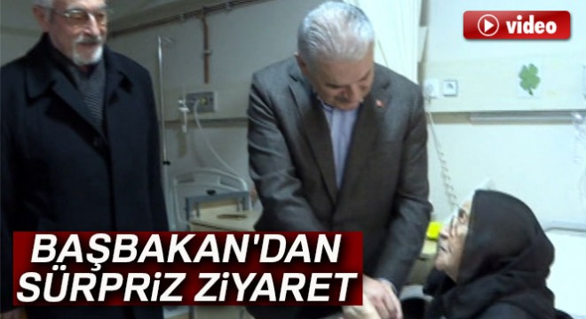 Başbakan dan sürpriz hastane ziyareti