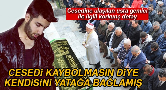 Batan gemide cesedine ulaşılan İnegöllü usta gemici toprağa verildi