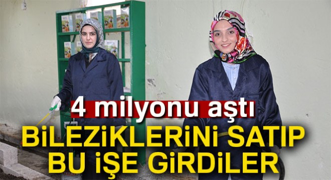 Bileziklerini satıp, organik solucan gübresi üretimine başladılar