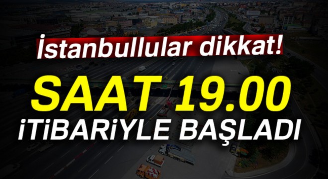 Çamlıca Gişeleri’nde serbest geçiş dönemi başladı