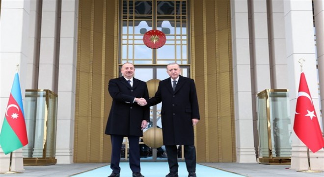 Cumhurbaşkanı Erdoğan, Azerbaycan Cumhurbaşkanı Aliyev ile görüştü