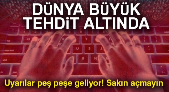 Dünya siber saldırı tehdidi altında