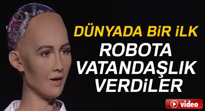 Dünyanın ilk robot vatandaşı: Sophia