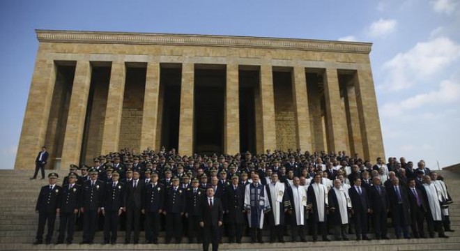 Emniyet teşkilatından Anıtkabir’e ziyaret