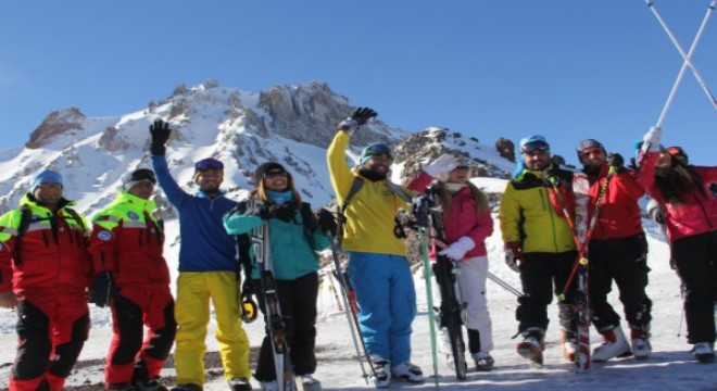 Erciyes kayak turizminde patlama