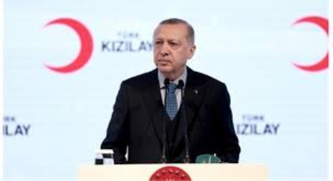 Erdoğan'dan Türk Kızılay’a Kutlama