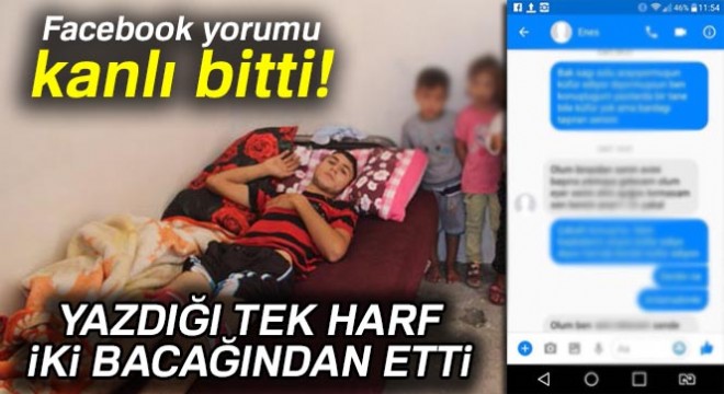 Facebook yorumu kanlı bitti