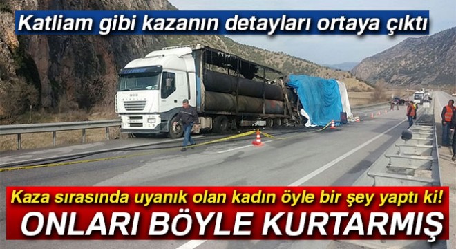 Faciayı kadın yolcu önlemiş