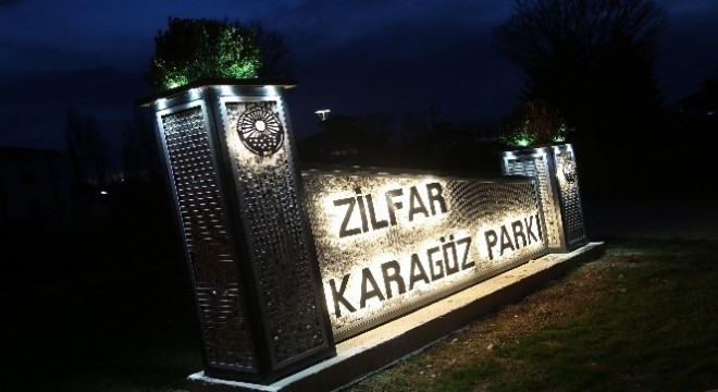 Gölbaşı’nda parklara dekoratif isim tabelası yapıldı