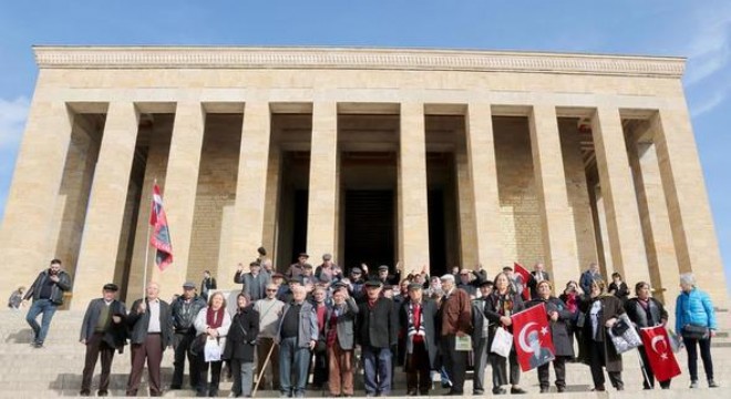 Gönlü genç Çankayalılar Anıtkabir de