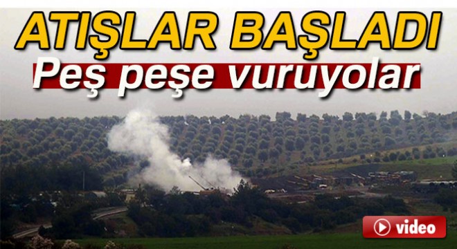 Gülbaba da tank atışları başladı