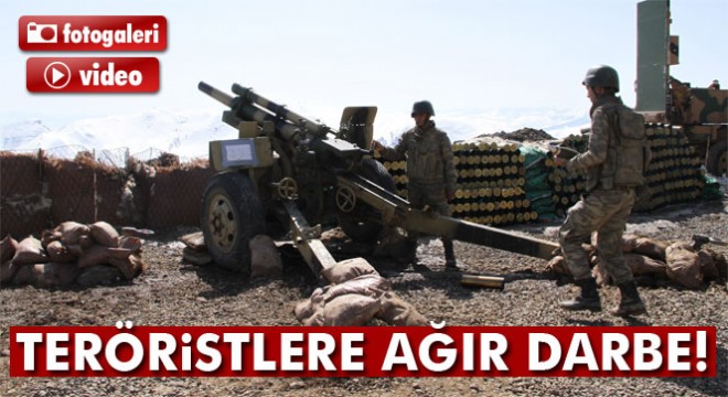 Hakkari de Mehmetçik ten teröristlere ağır darbe