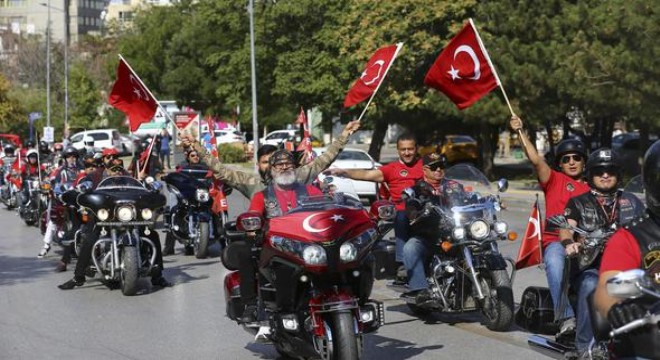 Harleycilerden ‘Gaziler Sürüşü’