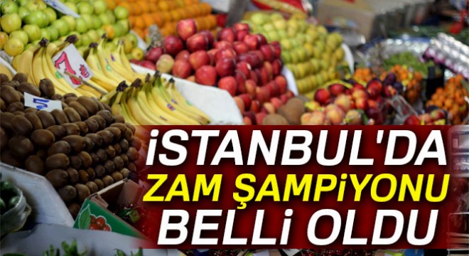 İstanbul da zam şampiyonu yaş üzüm oldu