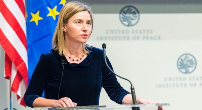 Mogherini: Suriye de yeni bir cephe açmak, Türkiye yi daha güvenli yapmayacaktır