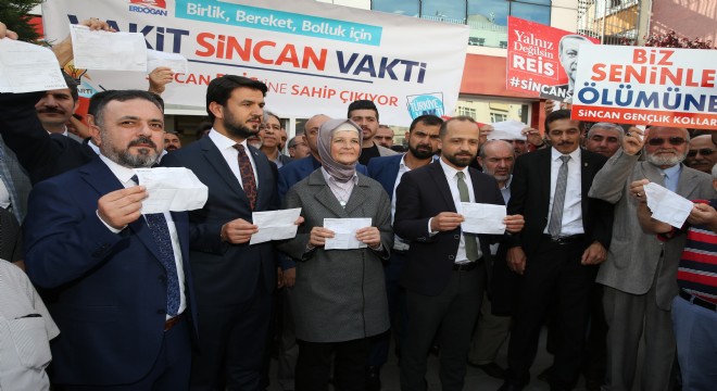 SİNCAN REİS’İNE SAHİP ÇIKIYOR