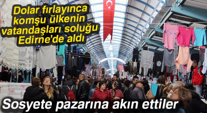 Sosyete pazarına akın ettiler