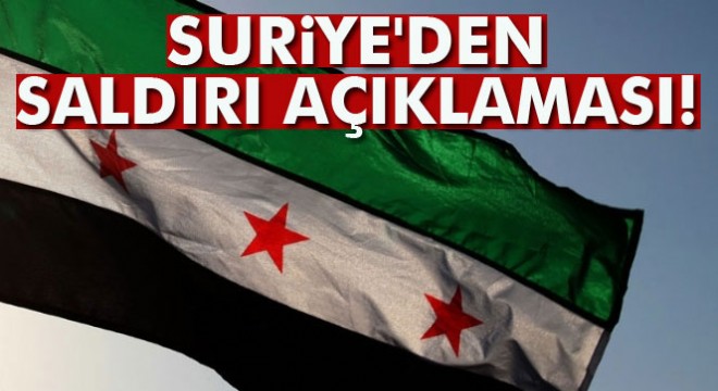 Suriye den açıklama:  Saldırı sınırlıydı ve bekleniyordu 