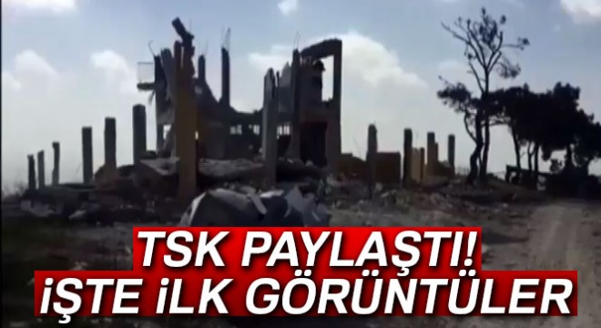 TSK paylaştı! İşte ilk görüntüler