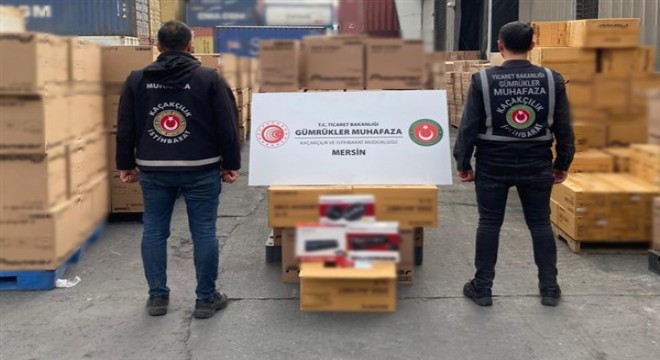 Ticaret Bakanlığı Gümrük Muhafaza ekipleri kaçakçılıkla mücadelesini sürdürüyor