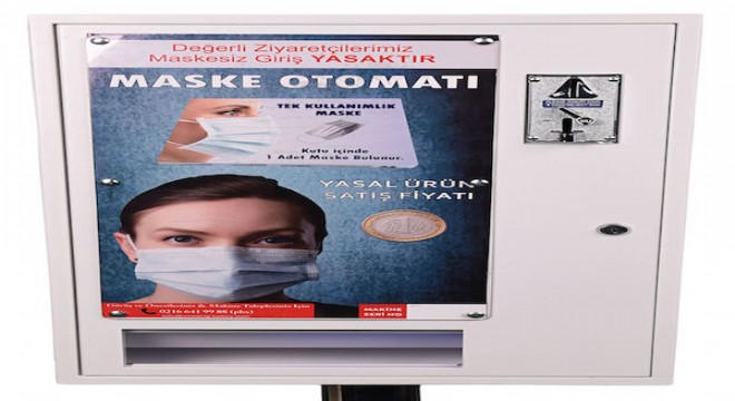 Türkiye’de maske kullanımı 3 kat arttı, maske otomatları iş başında