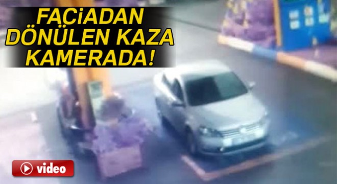 Tuzla da faciadan dönülen kaza kamerada