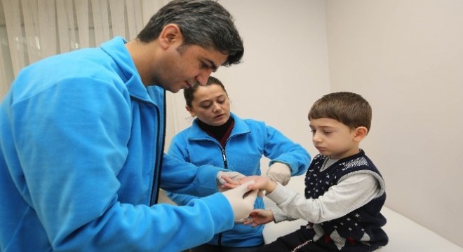 Yenimahalle’den miniklere sağlık kontrolü
