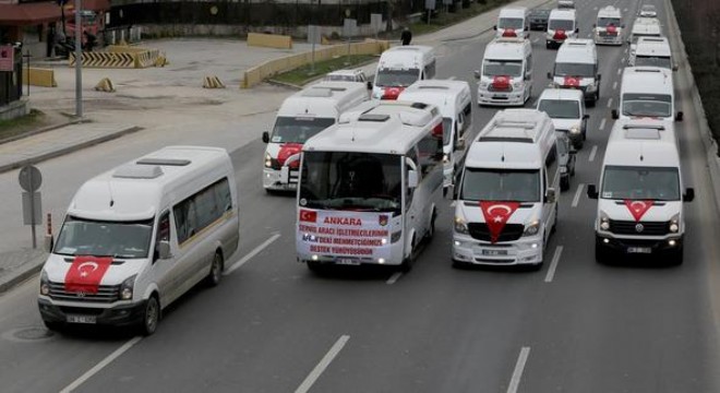 ‘Zeytin Dalı’na destek konvoyu