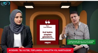 Aydemir Cuma hutbesini değerlendirdi: muhteşemdi...